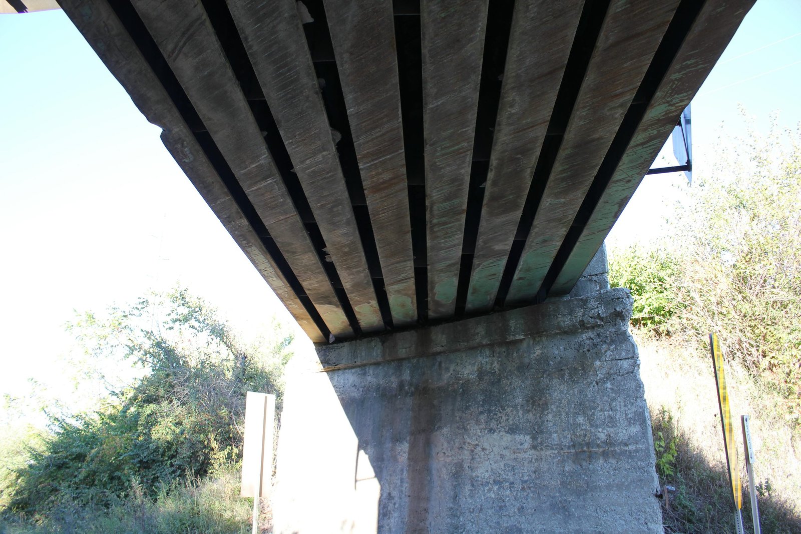 Under bridge